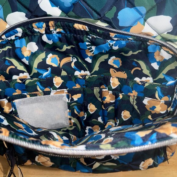 Vera Bradley Campus Backpack in Immersed Blooms NWT - Performance Twill - Picture 10 of 13